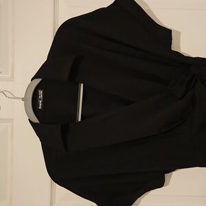 Elegant Black Wrap Dress